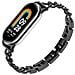 Cinturino A Bracciale In Metallo Compatibile Con Xiaomi Mi Band 8/9/10 - Elegante Cinturino In Acciaio Inossidabile Black - Foto miniatura 2