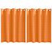 Tende con tende 2 pcs Arancione Vivo Poliestere - Foto miniatura 1