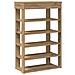 Scarpiera Rovere Artigianale 60x30x98 cm in Legno Multistrato - Foto miniatura 1