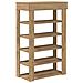 Scarpiera Rovere Artigianale 60x30x98 cm in Legno Multistrato - Foto miniatura 6