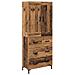 Credenza con cassetto 2 pcs Legno vecchio Legno multistrato - Foto miniatura 1