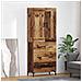 Credenza con cassetto 2 pcs Legno vecchio Legno multistrato - Foto miniatura 2