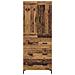 Credenza con cassetto 2 pcs Legno vecchio Legno multistrato - Foto miniatura 8