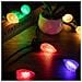 Lampadine Led A Filamento Per Candelabri - Mix Multicolore - Confezione Da 25 - 110v - Base E12 - Foto miniatura 6