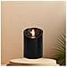 Set Di 3 Candele Led Nere Magiche Senza Fiamma Con Telecomando - Diametro 7,5 Cm - Foto miniatura 5