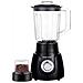 Frullatore 2 In 1 500 W 1,6 L Ultra Resistente Con Macinino, Nero - Foto miniatura 1