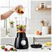 Frullatore 2 In 1 500 W 1,6 L Ultra Resistente Con Macinino, Nero - Foto miniatura 4