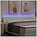 Testiera LED con luci a strisce a LED Crema 200 cm Poliestere - Foto miniatura 4