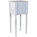 Comodino In Legno Bianco 33 X 26,5 X 72,5 - Foto miniatura 5