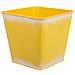 Cestino Giallo In Metallo 14,5x13x10,5 - Foto miniatura 4