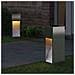 Lucina LED Solare da Percorso 2 pcs Argento - Foto miniatura 3