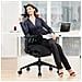 Sedia Ufficio Ergonomica con Poggiatesta e Braccioli 4D Nero - Foto miniatura 8