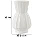 Vaso Decorativo Vkh827-bianco-poliresina-24x24x41 Cm - Foto miniatura 7