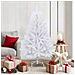 Albero di Natale artificiale Bianco 150 cm PVC e Metallo - Foto miniatura 2