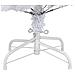 Albero di Natale artificiale Bianco 150 cm PVC e Metallo - Foto miniatura 8
