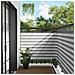 Schermo da balcone Grigio chiaro e bianco 120 x 400 cm - Foto miniatura 2