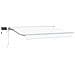 Cornice per Tenda Manuale con LED Bianco 3,5 x 2 m - Foto miniatura 1