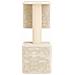 Albero per gatti con pali per graffiare in sisal Crema 114 cm - Foto miniatura 5
