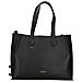 Borsa Shopping Bicolor Logo Nero /Cherry Wood - Foto miniatura 1