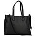 Borsa Shopping Bicolor Logo Nero /Cherry Wood - Foto miniatura 2