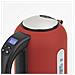Bollitore elettrico programmabile BOE54 1,7 L Acciaio inox, Termostato regolabile 40-100°C, Mantenimento in caldo, 220W, rosso - Foto miniatura 4