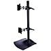 DS100 Supporto per due monitor in vert. (nero) per LCD inf. ai 24" - Foto miniatura 3