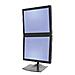 DS100 Supporto per due monitor in vert. (nero) per LCD inf. ai 24" - Foto miniatura 1