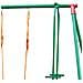 Gioco per Bambini da Giardino Altalena e Bilancina 2 Posti per Esterno - Foto miniatura 4