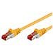 ICOC CCA6F-010-YE - Cavo di rete Patch in CCA Schermato Cat. 6 Giallo F / UTP 1 m Bulk - Foto miniatura 1