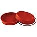 Stampo torta tondo 18cm classic silicone terracotta - Foto miniatura 3