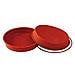 Stampo torta tondo 18cm classic silicone terracotta - Foto miniatura 1