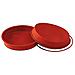 Stampo torta tondo 18cm classic silicone terracotta - Foto miniatura 2