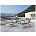 Lettino Da Giardino In Alluminio Fibra Tessile Fossato - Foto miniatura 15