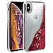 Cover Iphone X / Xs Protezione Rigida Paillettes Liquide - Rosso - Foto miniatura 2