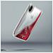 Cover Iphone X / Xs Protezione Rigida Paillettes Liquide - Rosso - Foto miniatura 5