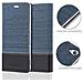 Custodia Compatibile Con Sony Xperia Z3 In Blu Scuro Nero - Coperchio Protettiva Con Chiusura Magnetica, Funzione Stand E Tasca Per Le Carte - Foto miniatura 5