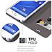 Custodia Compatibile Con Sony Xperia Z3 In Blu Scuro Nero - Coperchio Protettiva Con Chiusura Magnetica, Funzione Stand E Tasca Per Le Carte - Foto miniatura 7