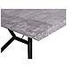 Tavolo Da Pranzo Nero / effetto Cemento 160 X 90 Cm Buscot - Foto miniatura 8