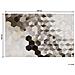 Tappeto Rettangolare In Pelle Grigio Bianco 160x230cm Sason - Foto miniatura 5