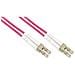 Cavo Fibra Ottica Lc A Lc Multimode Duplex Om4 50/125 Mt. 3 Bending Insensitive Lszh - Foto miniatura 1