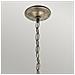 Lampadario A 8 Luci Finitura Oro, E14 - Foto miniatura 5