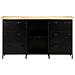 Credenza 140x38x76 Cm In Legno Di Mango Grezzo - Foto miniatura 5