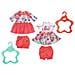 Baby Born Trend Baby Dresses 2 Ass. 43cm Puppen-kleiderset (826973)  - Foto miniatura 1