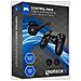 Control Pack con Auricolare Bluetooth Gommini Antiscivolo e Cover x Controller PS4 - Nero - Foto miniatura 2