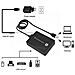 HUBBIES11BP replicatore di porte e docking station per laptop USB 3.2 Gen 1 (3.1 Gen 1) Type-A Nero - Foto miniatura 2