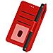 Custodia A Portafoglio Iphone 13 Multiscomparto Supporto Video Rossa - Foto miniatura 1