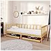 Divano Letto con Cassetti 90x200 cm Legno Massello di Pino - Foto miniatura 1