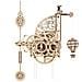 Orologio Aero Orologio Puzzle 3d In Legno Per Adulti E Bambini - Orologio Puzzle 3d Tagliato Al Laser Da Costruire - Elegante Kit Orologio Meccanico Puzzle In Legno Fai-da-te - Orologio Da Parete Con Pendolo Kit Modello In Legno - Foto miniatura 1