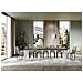 Tavolo Allungabile 90x160/264 Cm Spimbo Mix Piano Bianco Frassino - Gambe Noce - Noce /bianco Frassino - Foto miniatura 4