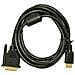AK-AV-11 cavo e adattatore video 1,8 m HDMI tipo A (Standard) DVI-D Nero - Foto miniatura 1